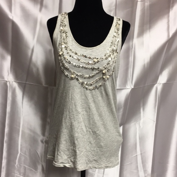 J. Crew Tops - J crew tank with sequins